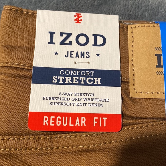 IZOD comfort stretch regular fit jeans NWT - Picture 2 of 4